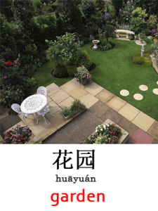 learn garden in Mandarin Chinese