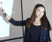 Teacher teaching Chinese Teacher teaching Chinese in class