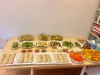 Chinese food Chinese food being served on a table