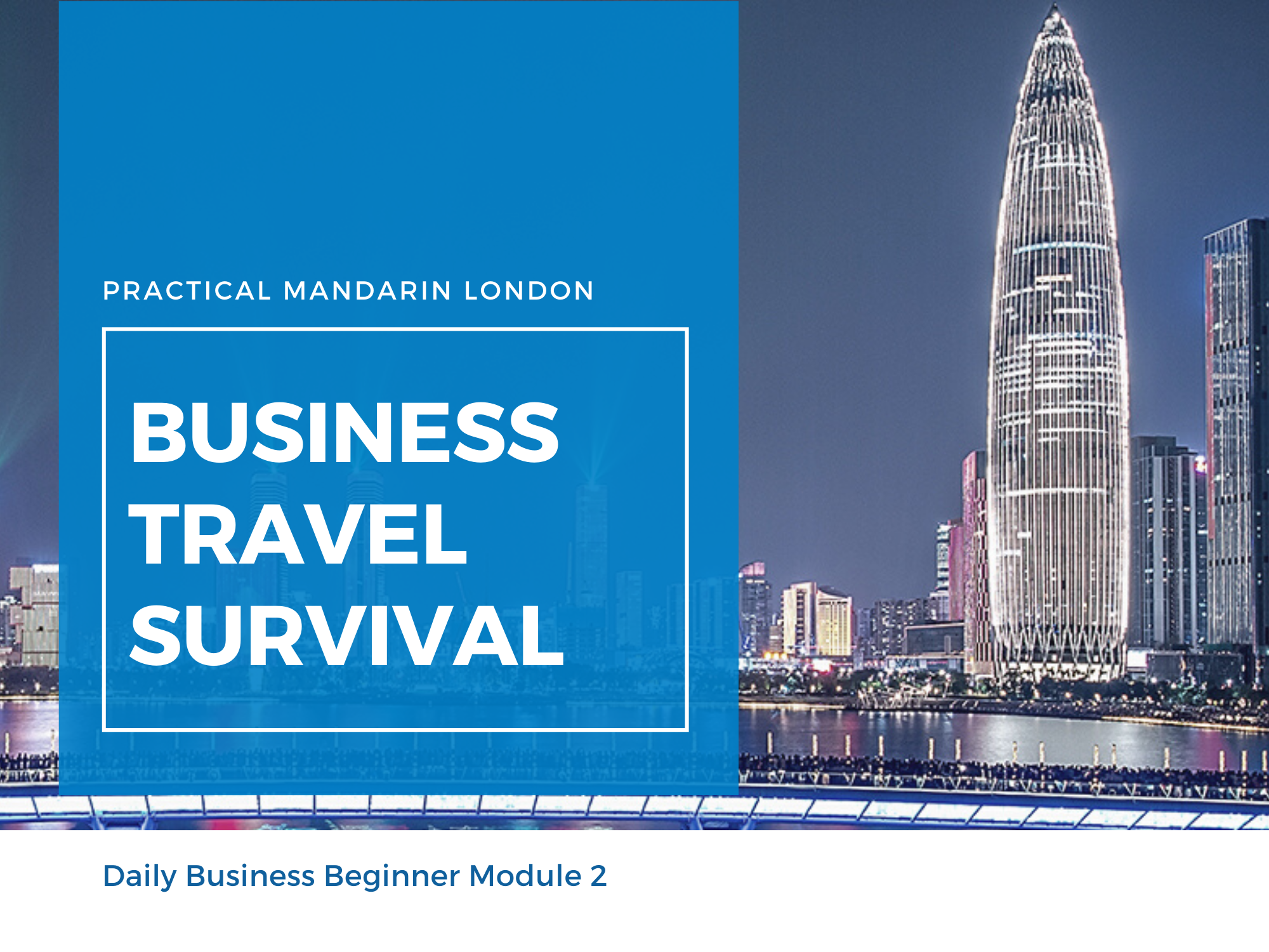 Practical Mandarin Cover image of daily business mandarin beginner module 2